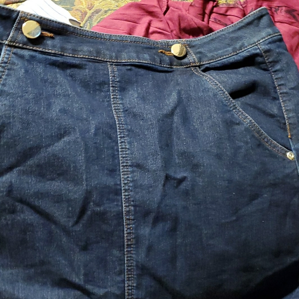 Blue jean skirt